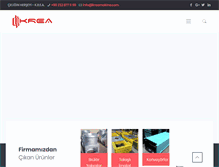 Tablet Screenshot of kreamakina.com
